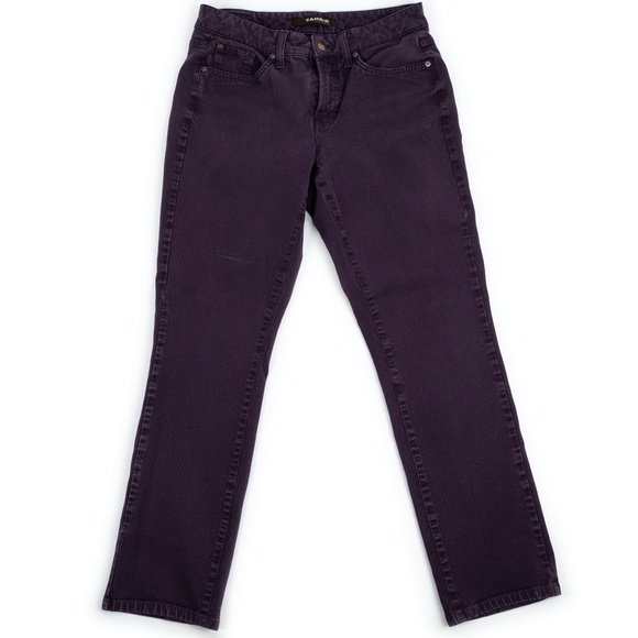 Vintage CAMBIO Jeans Norah Slim purple jeans size 8 - Picture 1 of 9